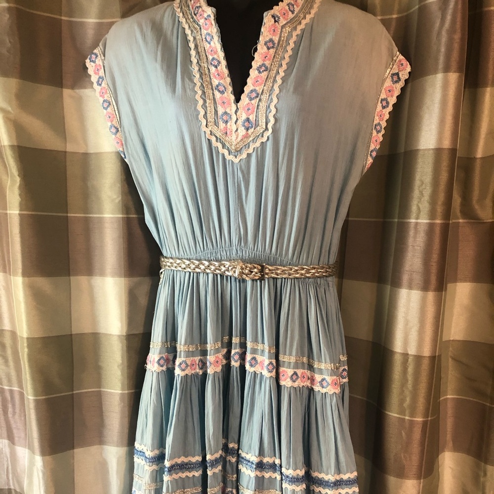 Vintage Aspen Patio / Squaw Dress M/L